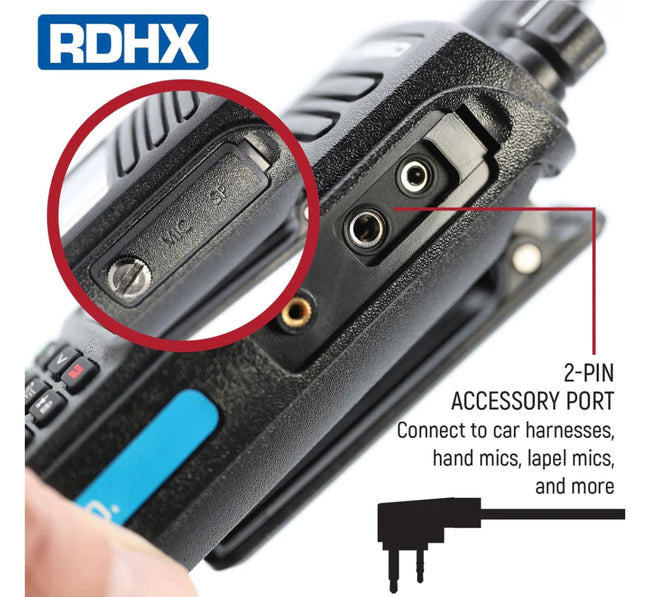 Rugged RDH-X Waterproof Business Handheld - Digital & Analog