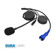 Off-road Wired Helmet Kit w/Alpha Audio Speakers & Mic & 3.5mm Earbud Jack