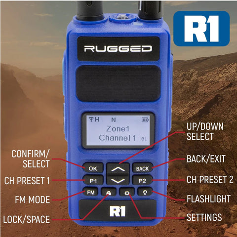 Rugged R1 Business Band Handheld - Digital & Analog