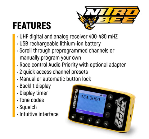 Nitro Bee Xtreme UHF Race Receiver