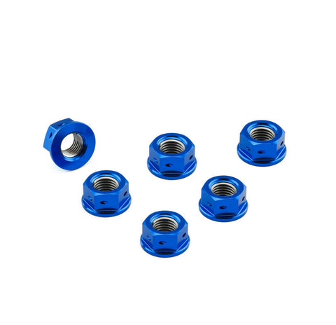 Aluminum Drilled Sprocket Nuts