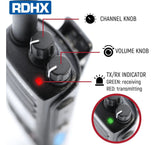 Rugged RDH-X Waterproof Business Handheld - Digital & Analog