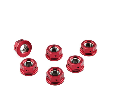 Aluminum Drilled Sprocket Nuts