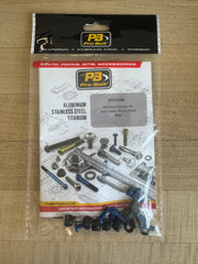 Aluminum Windshield Kit [4mm Italian Bikes]- 8 Bolt