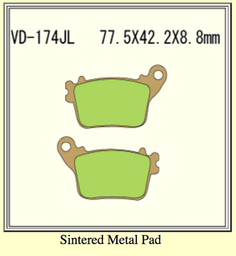 Vesrah 174JL Brake Pads