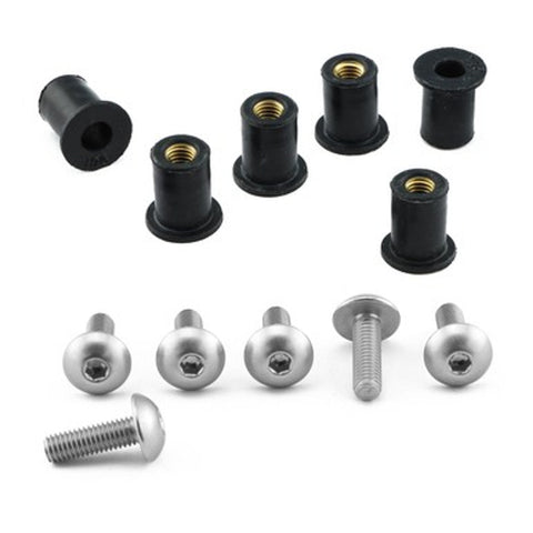 Aluminum Windshield Kit - 6 Bolt