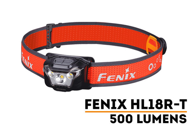 Fenix HL18R-T Lightweight Rechargeable Headlamp - 500 Lumens
