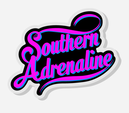 Neon Pink Script Acrylic Pin